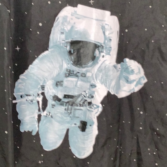 NASA Space Center Mission Space full zipper lightweight windbreaker SZ Large EUC - Picture 4 of 14